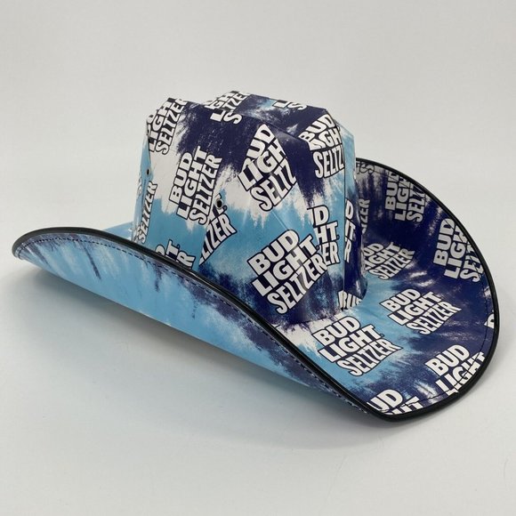 Budweiser Accessories Bud Light Seltzer Beer Box Cowboy Hat One